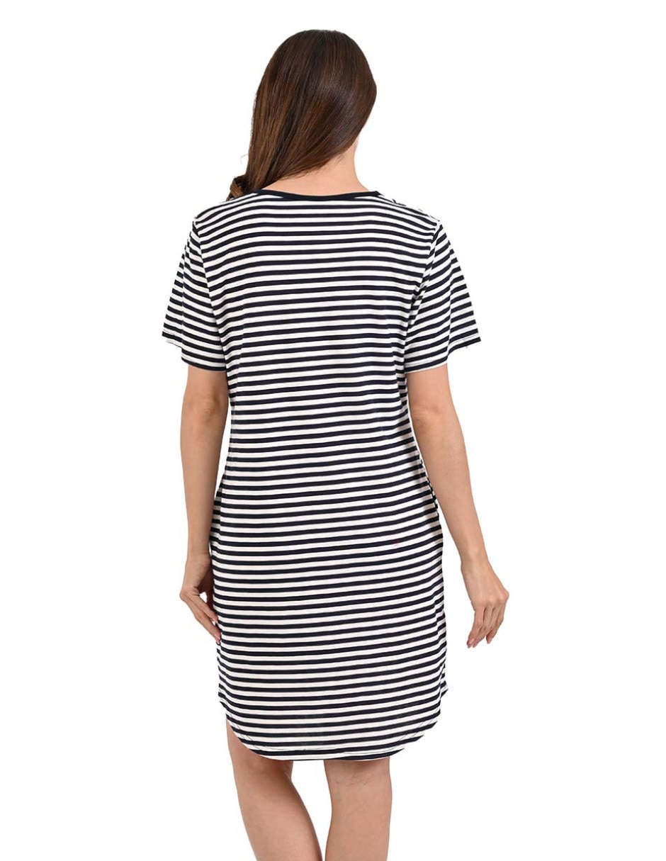 Camisón estampado a rayas 4