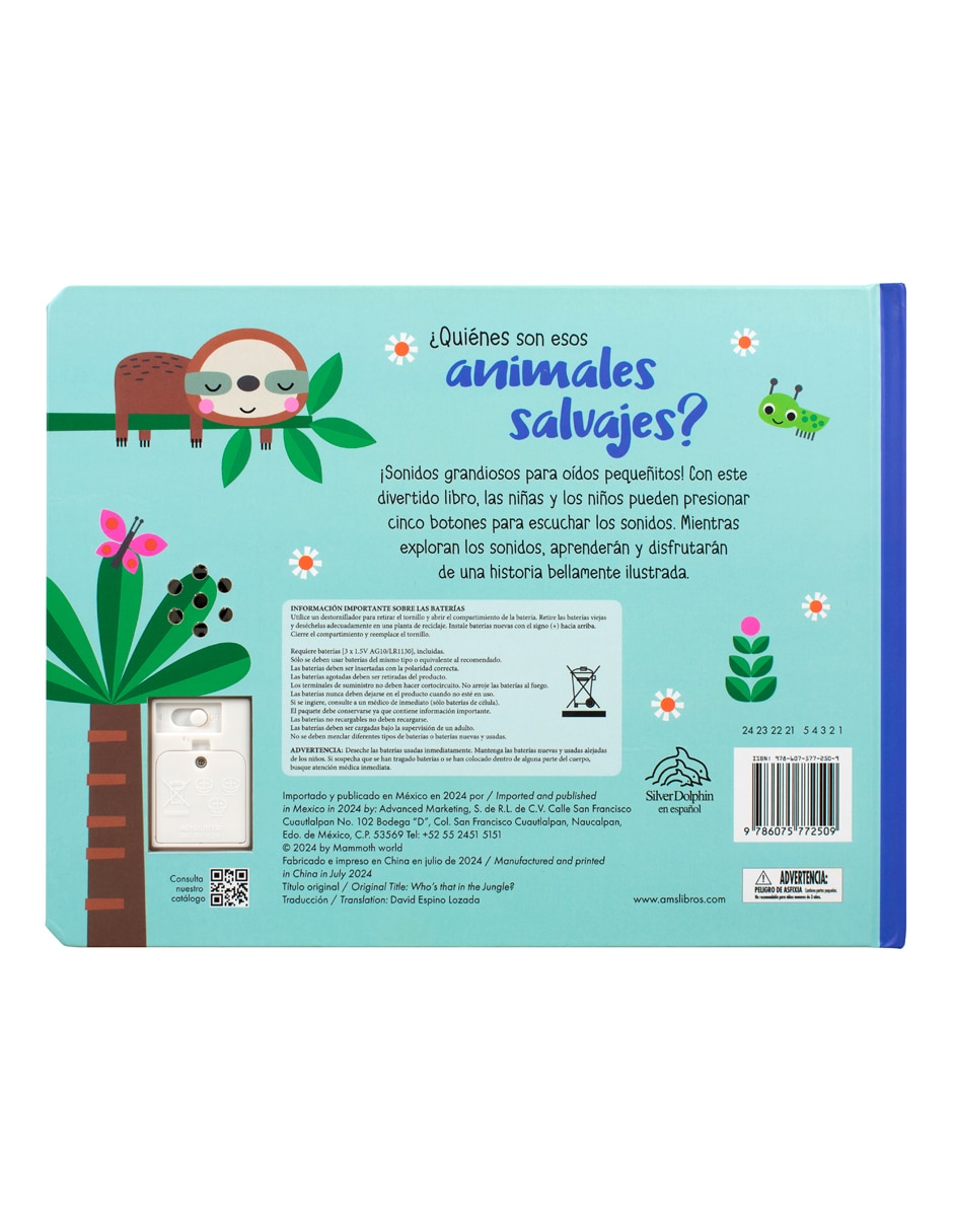 Libro ¿Quienes son esos animales salvajes? de Silver Dolphin